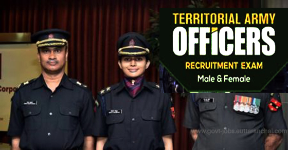 Officers Recruitment in Territorial Army