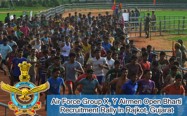 Air Force Group X, Y Airmen Open Bharti Recruitment Rally in Rajkot Gujarat