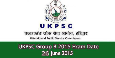 UKPSC Group B Exam Date