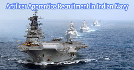 Artificer Apprentice Recruitment in Indian Navy