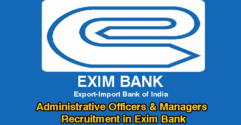 Administrative Officers & Managers Recruitment in Exim Bank