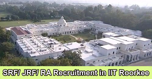 SRF JRF RA Recruitment in IIT Roorkee