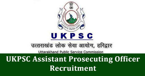 UKPSC Assistant Prosecuting Officer Recruitment 