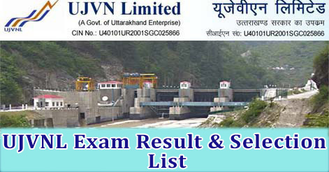UJVNL Exam Result & Selection List
