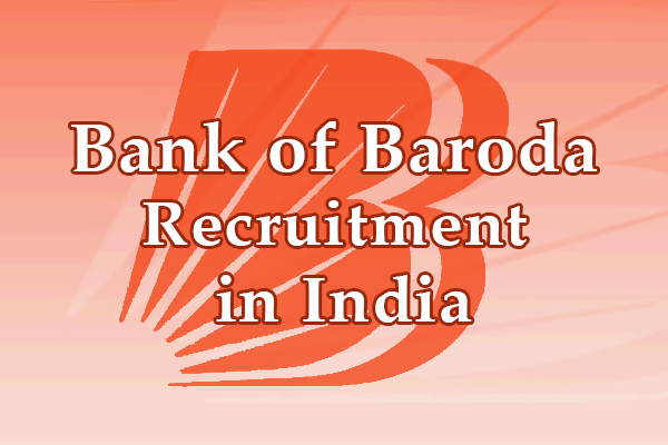 Bank of Baroda Jobs in India