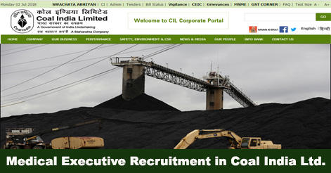 528 Medical Executive Recruitment in Coal India Ltd.