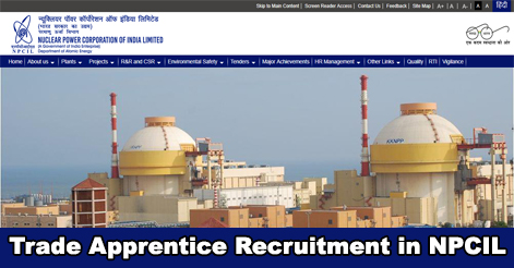 90 Trade Apprentice Recruitment in NPCIL