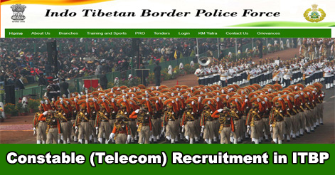 Constable (Telecom) Recruitment in ITBP