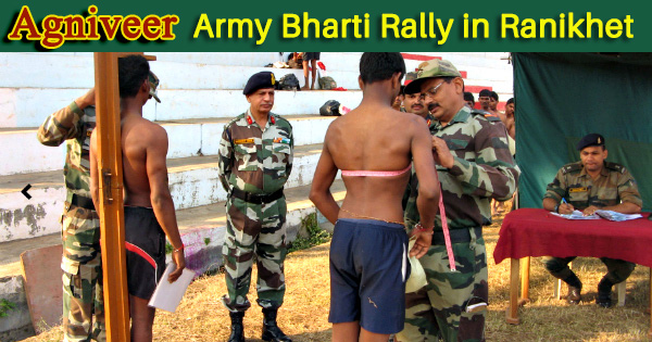 Agniveer Army Recruitment Rally in Ranikhet
