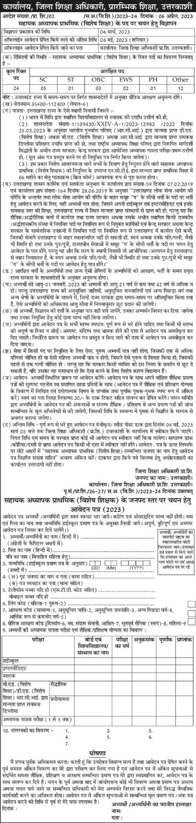Teacher Recruitment in Uttarkashi